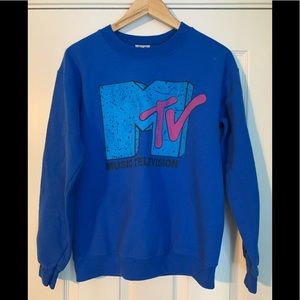 UO Junk Food MTV Retro Crewneck Sweater UNISEX